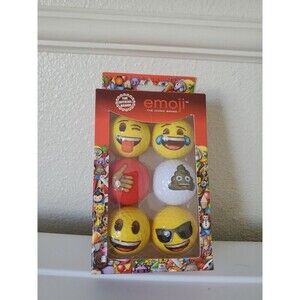 Emoji Golf Balls (Pack Of 6)